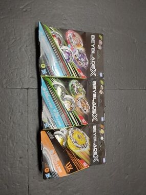 Battle Tops 3-Pack - Yellow, Green, Purple